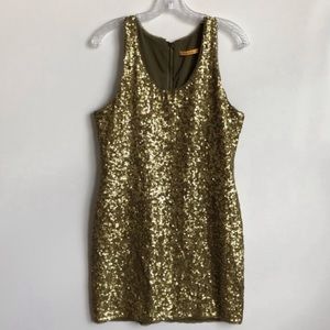 Alice + Olivia Sequin Beaded Dress